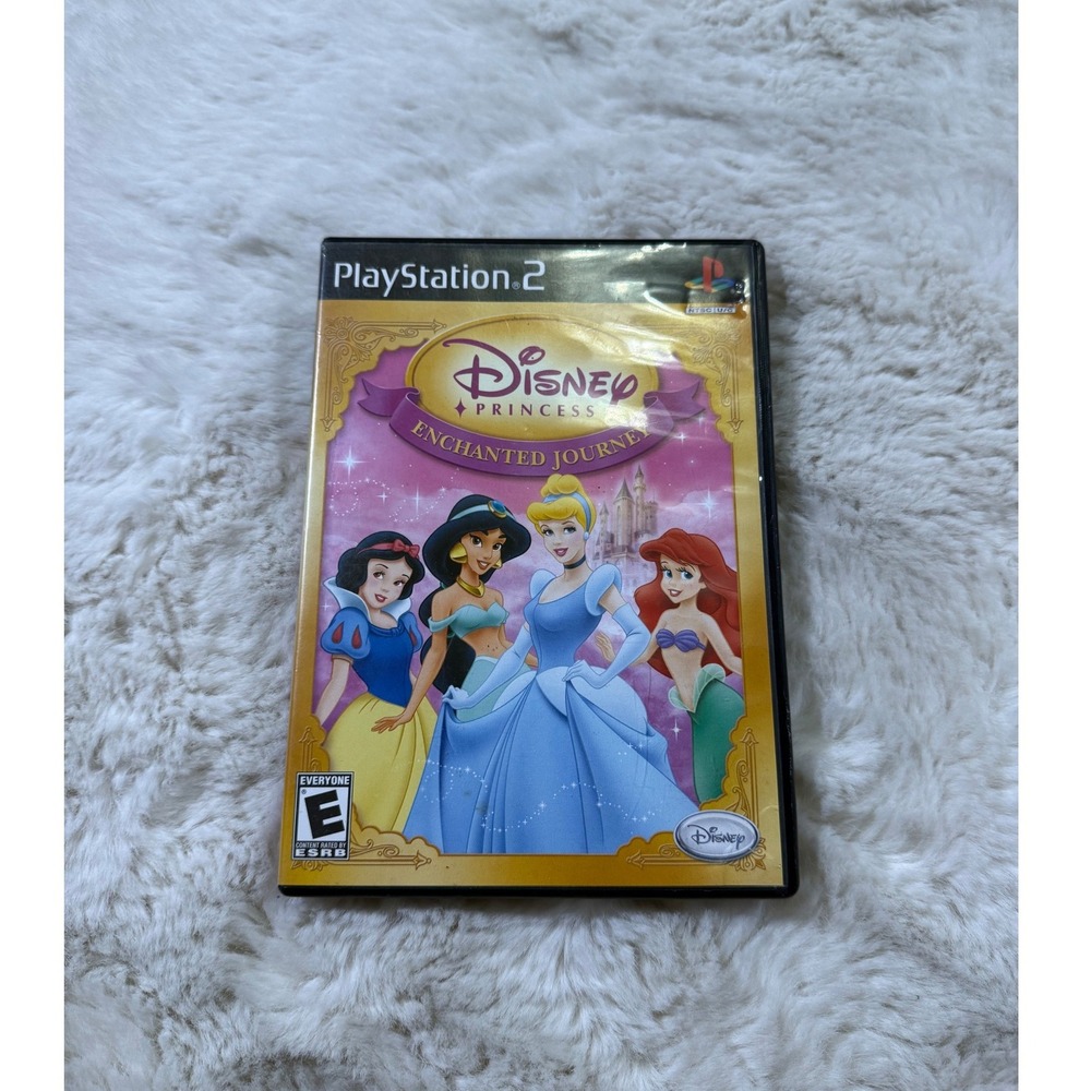 Disney Princess Enchanted Journey PS2 Game NTSC Pink Retro Gaming 2000s